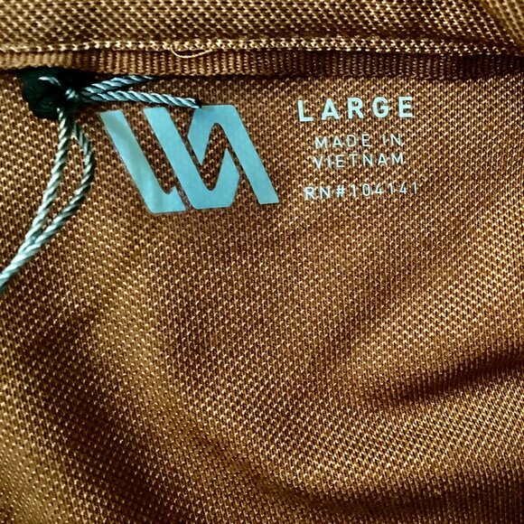 Mens VRST  Brown Long Sleeve Button Dress/Casual  Shirt Large  Stretch NWT - Picture 8 of 10